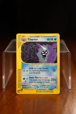 Cloyster 8/165 Expedition 2002 Rare Holo Vintage Pokemon Card TCG (LP-NM) - Image 1