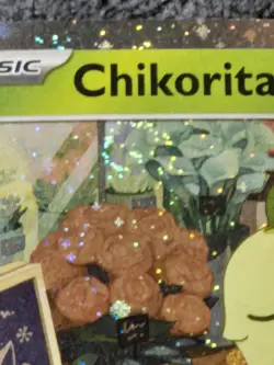🌀swirl Chikorita MEP 069 - NM Pokemon Perfect Order Cosmos Holo Promo - Image 3