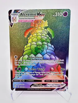 Alcremie VMAX 073/072 Shining Fates Holo Pokemon Near Mint - Image 1