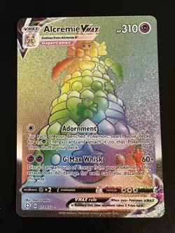 Alcremie VMAX 073/072 Pokemon Shining Fates Rainbow Secret Rare Holo NM - Image 1