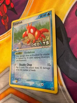 Pokemon TCG Corphish 57/107 Deoxys Reverse Holo Common ENG 40HP Basic - Image 2