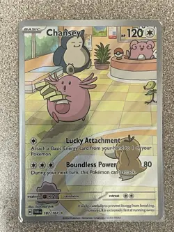 Pokemon TCG Chansey 187/167 SV06 Twilight Masquerade Illus Rare Holo ENG NM - Image 1