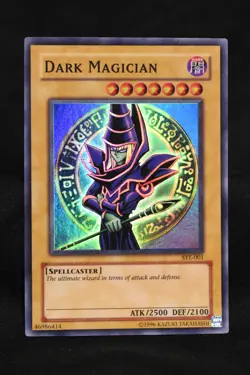 Dark Magician SYE-001 HP Super Rare Holo Unlimited Yugioh Card - Image 1