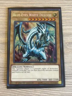 Yu-Gi-Oh! 2017 Mega-Tins Blue-Eyes White Dragon CT14-EN002 Secret Rare Limited - Image 1