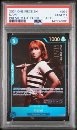 2024 ONE PIECE PREMIUM CARD COLLECTION -LIVE ACTION EDITION- #053 NAMI PSA 10 - Image 1