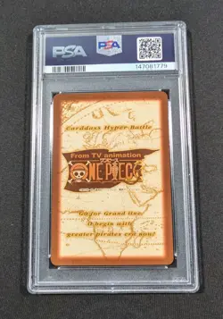 2001 Japanese One Piece CHB Zoro & Sanji C499 PSA 10 GEM MINT Grand Line Comp. 3 - Image 2