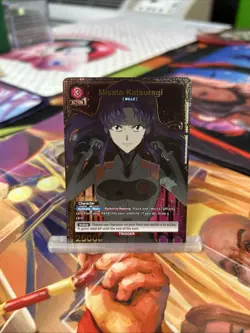 Union Arena Evangelion UE15BT EVA-1-046 Misato Katsuragi R* NM - Image 1