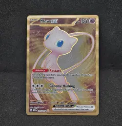 Pokemon Mew ex 205/165 SV Scarlet & Violet 151 Metal UPC Promo Card - Image 1