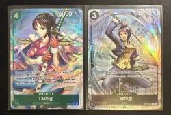Bandai One Piece Card Game Tashigi Foil Parallel Alt Art Lot 2 EB03/ST06 - Image 1