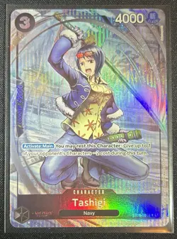 Bandai One Piece Card Game Tashigi Foil Parallel Alt Art Lot 2 EB03/ST06 - Image 4