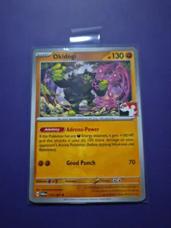 Okidogi 111/167 - Pokemon Play! Prize Pack Series Stamped Card - NM/LP Non Holo - Image 1