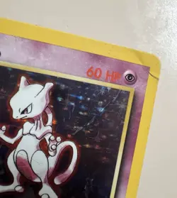 Wizards of The Coast Mewtwo 10/102 Base Set Holo Rare Unlimited Pokemon Card! - Image 2