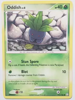 Oddish 111/146 VLP - Legends Awakened Pokemon Card - Hiroki Fuchino Art - Image 1