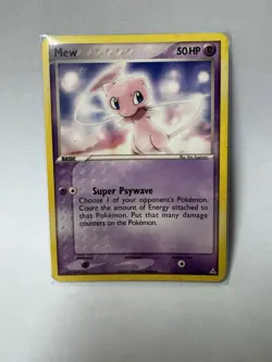 Pokemon Card TCG Mew 111/110 Holon Phantoms Non-Holo DVD Promo Regular Rare - Image 1