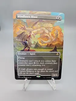 Windborn Muse - Borderless MTG #415 (NM) Dominaria Remastered - Image 1