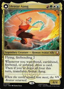 MTG - Avatar Aang / Aang, Master of Elements - Avatar the Last Airbender. N/M - Image 1