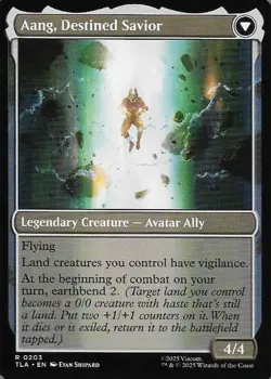 MTG - Avatar Aang / Aang, Master of Elements - Avatar the Last Airbender. N/M - Image 2