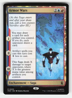 Magic: The Gathering ARMOR WARS 203 Marvel Super Heroes NM - Image 1