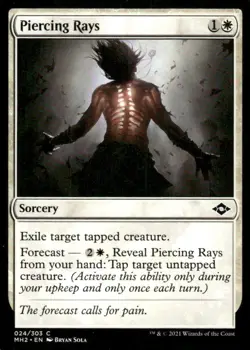 Piercing Rays 024/303 Modern Horizons 2 MTG Magic the Gathering card - Image 1