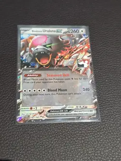 141/167 Bloodmoon Ursaluna ex Prize Pack Series 6 Stamped Play Pokemon TCG - Image 1