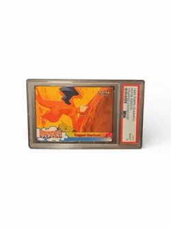 1999 Topps Pokemon the Movie Edition Trapped Charizard #51 PSA 9 Mint - Image 1