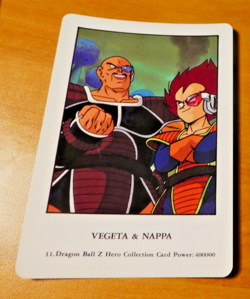 DRAGON BALL Z DBZ HERO COLLECTION PART 1 CARD REG CARTE 11 MADE IN JAPAN NM - Image 1
