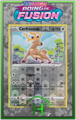 Cerfrousse Reverse-EB08:Poing de Fusion - 208/264 -Carte Pokemon Francaise Neuve - Image 1