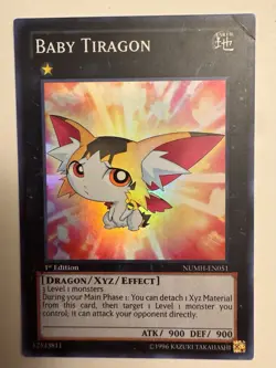 Yugioh! MP Baby Tiragon - NUMH-EN051 - Super Rare - 1st Edition - Image 1