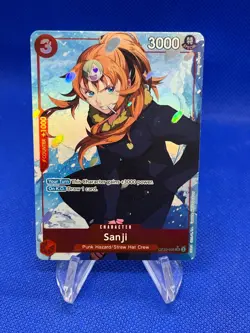 One Piece Royal Blood Sanji OP10-005 Parallel Alternate Alt Art Super Rare NM - Image 1