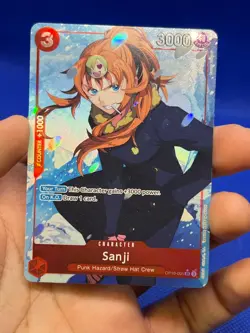 One Piece Royal Blood Sanji OP10-005 Parallel Alternate Alt Art Super Rare NM - Image 2