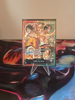 Luffy & Ace ST30-001 L Foil - Starter Deck EX - One Piece Card Game - Image 1