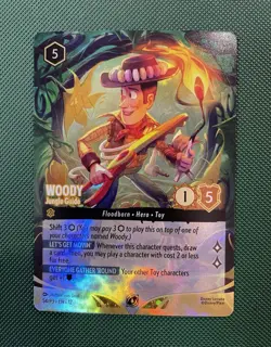 Disney Lorcana TCG Woody - Jungle Guide 54/P3 Set Championship Foil - Image 1