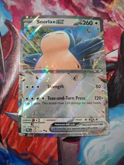 Pokemon TCG Snorlax EX 76/131 Prismatic Evolutions Double Rare Holo Card NM - Image 1