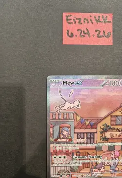 Mew EX SVP053 Scarlet & Violet Promo Card Holo - Image 2