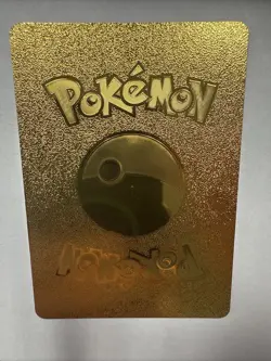 CHARIZARD DX METAL GOLD CARD 52/100 FAN MADE - Image 2