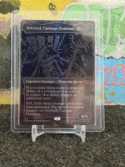 Drivnod, Carnage Dominus (Oil Slick Raised Foil) - NM - ONE # 350 - MTG Magic - Image 1