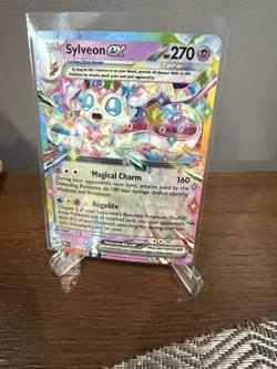 Pokemon TCG Prismatic Evolutions Sylveon EX #41/131 Double Rare NM - Image 1