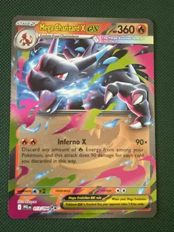 Pokemon Tcg mega charizard x ex 013/094 card - Image 1