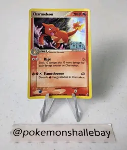 Charmeleon 29/100 - EX Crystal Guardians *LP-EXC* STAMPED Reverse Holo Pokemon - Image 1