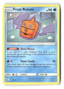 Frost Rotom Rare Ultra Prism 41/156 Pokemon Moderately Played - Image 1