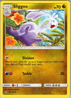 Sliggoo Guardians Rising 95/145 Uncommon Pokemon Near Mint - Image 1