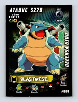 Blastoise 009 South America (Peru) Out of Print NM/LP Pokemon Card - Image 1