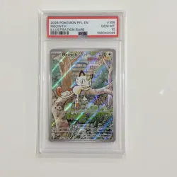 Meowth 106/094 PSA 10 Phantasmal Flames Pokemon - Image 1