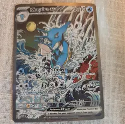 Pokemon Kingdra ex SVP 131 Scarlet & Violet Promo Full Art Holo English 310 - Image 1
