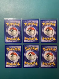 1999 Pokemon Jungle #60 Pikachu Non Holo LP Lot of 6 - Image 2