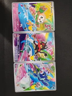 Pokemon First Partner Illustration Collection Gen 7 Full Set (Alola) 2/3 - Image 1