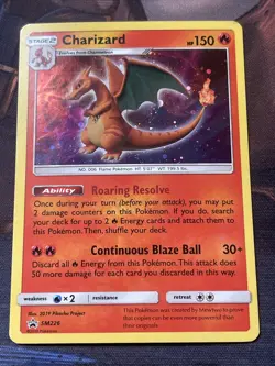 Charizard SM226 Black Star Promo HD GALAXY FART SWIRL! Pokemon - Image 2