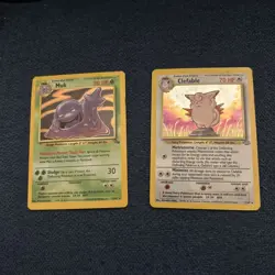 Pokemon TCG Muk #13/62 holo and clefable 1/64 holo - Image 1