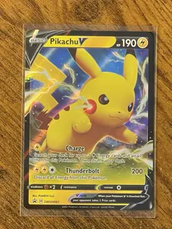 2021 POKEMON PIKACHU SWSH061 SWORD AND SHIELD PROMO HOLO - Image 1