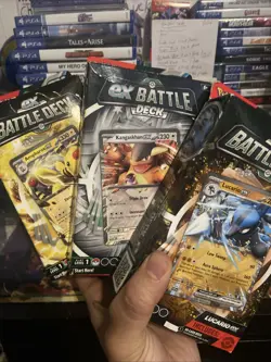 Pokemon Lucario, Ampharos and Kangaskhan ex Sealed New Set of 2 820650862281 - Image 1